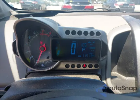 2013 Chevrolet Sonic Lt Auto из США, поврежденный, VIN 1G1JC5SHXD4105177